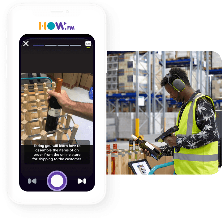warehouse worker training app by how.fm