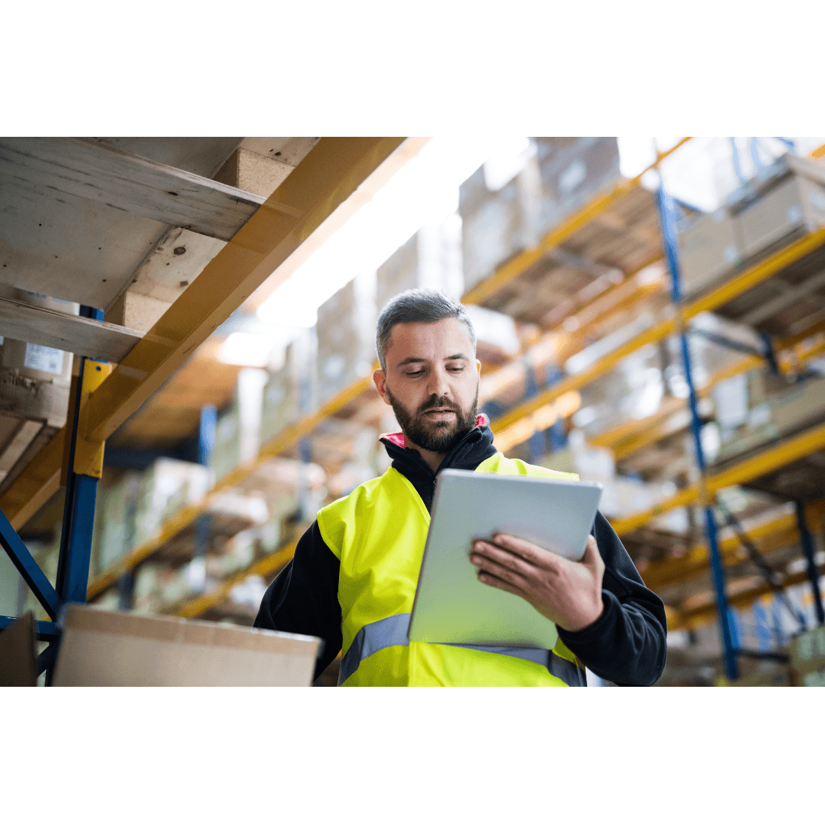 Safety Manager implementing Warehouse Safety Measures